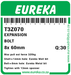 T3Z070 - Expansion Bolt -T3Z070_Label_T